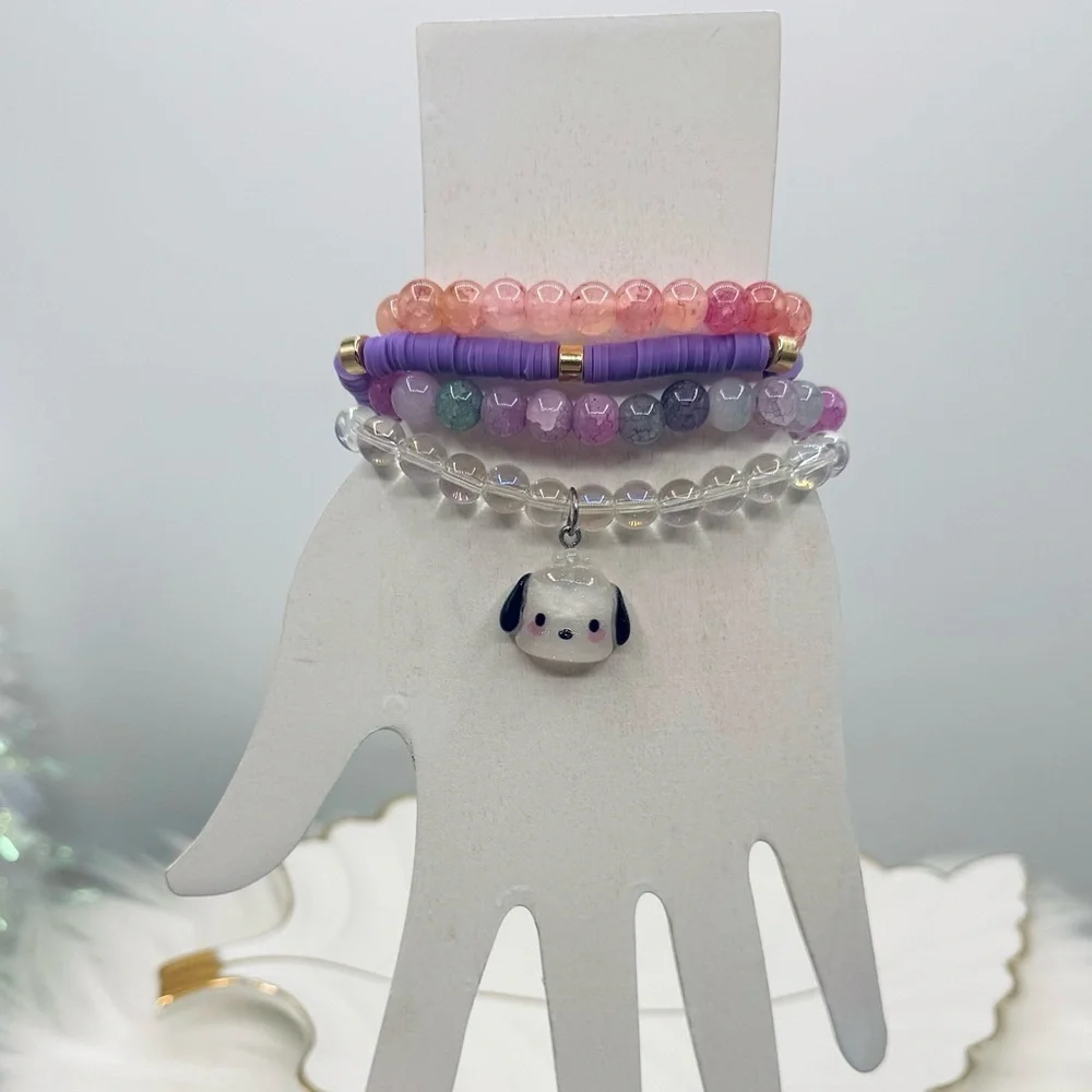 Pochacco beaded Arm Candy Bracelet - Picture 6 of 7